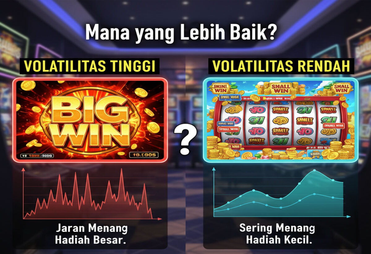 Slot dengan Volatilitas Tinggi vs Rendah: Mana yang Lebih Baik?