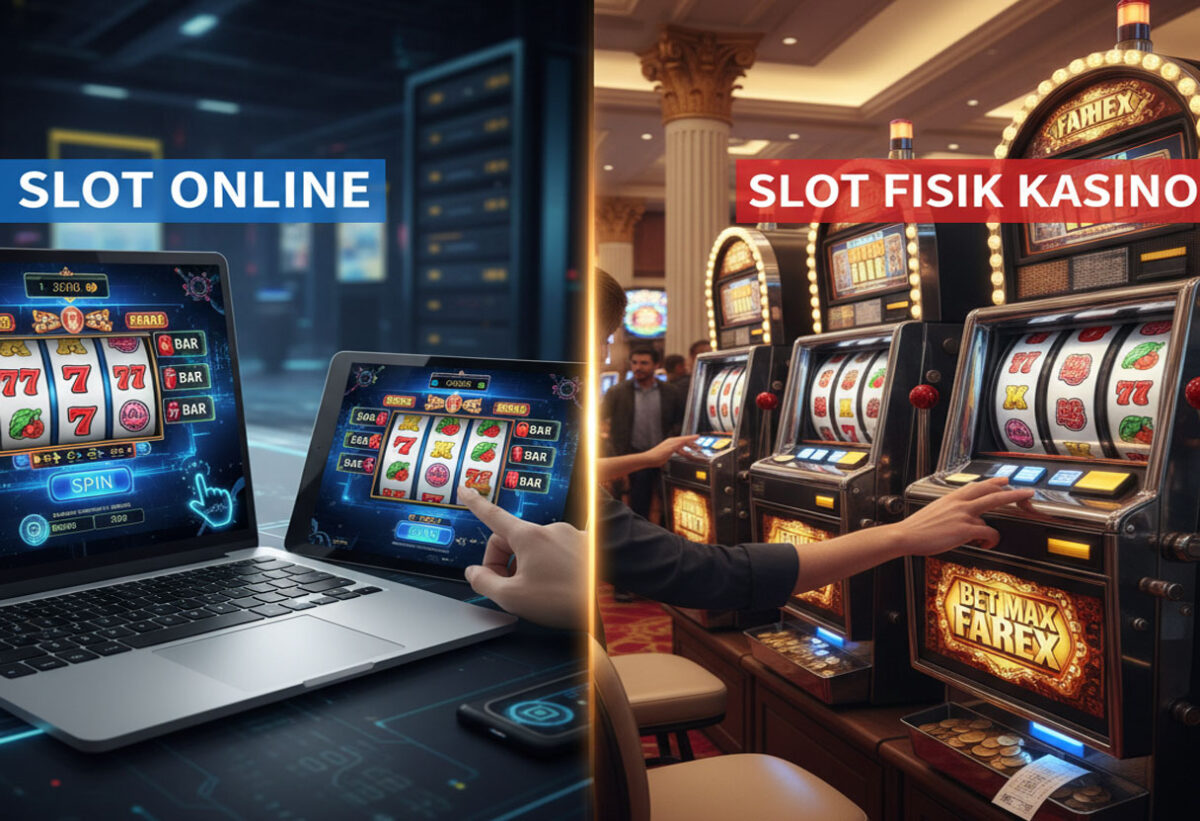 Perbedaan Slot Online dengan Slot Fisik di Kasino